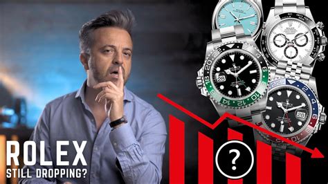 rolex dropping in price|rolex prices still falling.